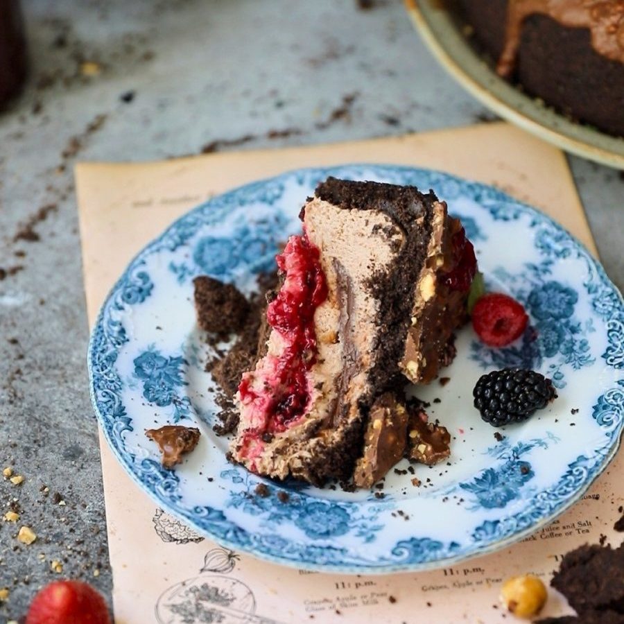 chocolate hazelnut cheesecake