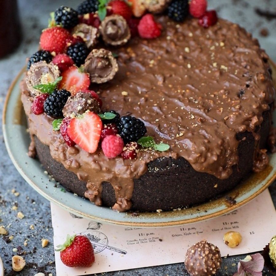 chocolate hazelnut cheesecake1